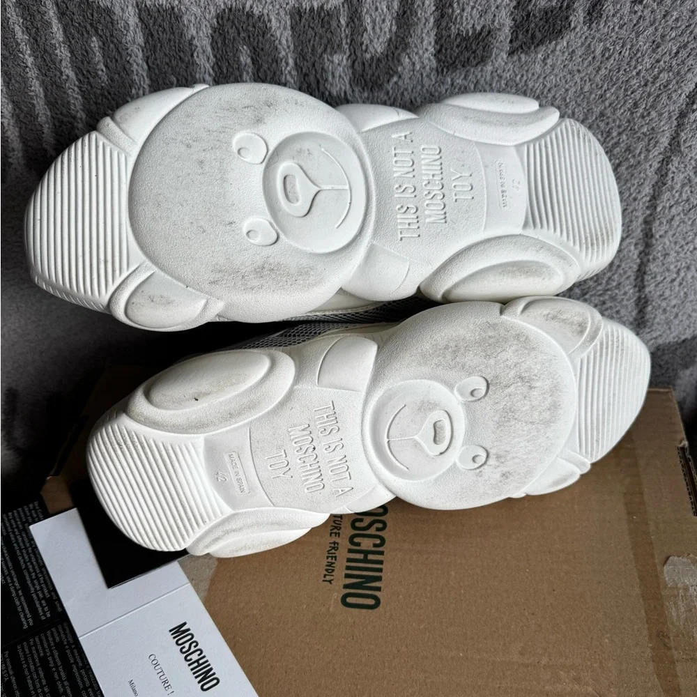 Moschino teddy sneakers white size 42 - Picture 8 of 13